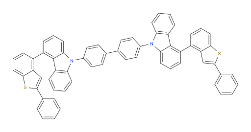 4,4'-bis(4-(2-phenylbenzo[b]thiophen-4-yl)-9H-carbazol-9-yl)-1,1'-biphenyl