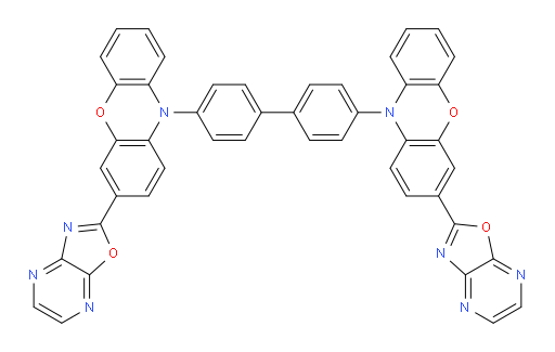 4,4'-bis(3-(oxazolo[4,5-b]pyrazin-2-yl)-10H-phenoxazin-10-yl)-1,1'-biphenyl