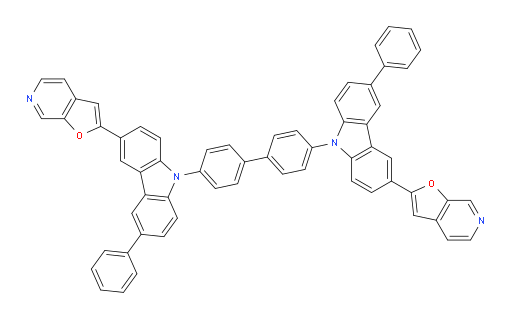 4,4'-bis(3-(furo[2,3-c]pyridin-2-yl)-6-phenyl-9H-carbazol-9-yl)-1,1'-biphenyl