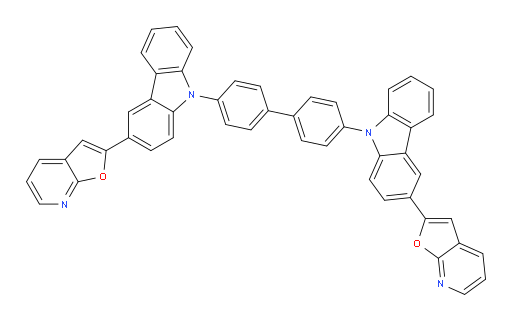 4,4'-bis(3-(furo[2,3-b]pyridin-2-yl)-9H-carbazol-9-yl)-1,1'-biphenyl