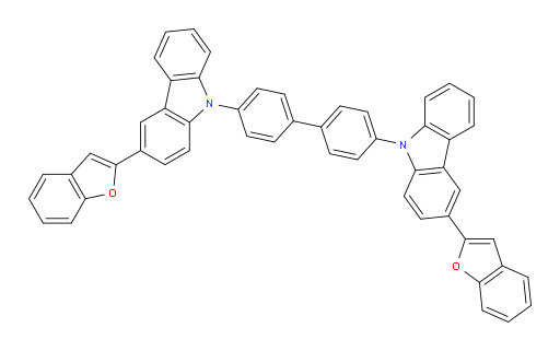 4,4'-bis(3-(benzofuran-2-yl)-9H-carbazol-9-yl)-1,1'-biphenyl