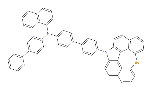 N-(4'-(12H-6-selena-12-azaindeno[2,1,7,6-ghij]pleiaden-12-yl)-[1,1'-biphenyl]-4-yl)-N-([1,1'-biphenyl]-4-yl)naphthalen-1-amine