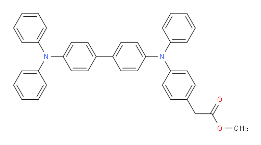 methyl 2-(4-((4'-(diphenylamino)-[1,1'-biphenyl]-4-yl)(phenyl)amino)phenyl)acetate