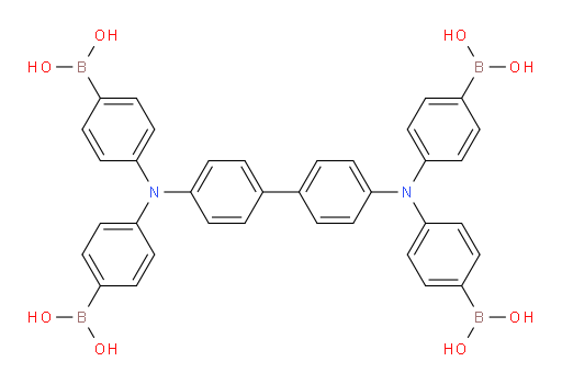 (([1,1'-biphenyl]-4,4'-diylbis(azanetriyl))tetrakis(benzene-4,1-diyl))tetraboronic acid
