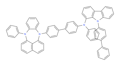 9-([1,1'-biphenyl]-4-yl)-N-phenyl-N-(4'-(12-phenylbenzo[b]naphtho[1,8-ef][1,4]diazepin-7(12H)-yl)-[1,1'-biphenyl]-4-yl)-9H-carbazol-1-amine