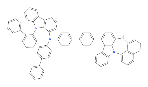 N-(4'-(4H-naphtho[1',8':5,6,7][1,4]diazepino[3,2,1-jk]carbazol-7-yl)-[1,1'-biphenyl]-4-yl)-9-([1,1'-biphenyl]-2-yl)-N-([1,1'-biphenyl]-4-yl)-9H-carbazol-1-amine