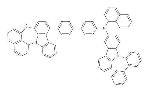 N-(4'-(4H-naphtho[1',8':5,6,7][1,4]diazepino[3,2,1-jk]carbazol-7-yl)-[1,1'-biphenyl]-4-yl)-9-([1,1'-biphenyl]-2-yl)-N-(naphthalen-1-yl)-9H-carbazol-3-amine