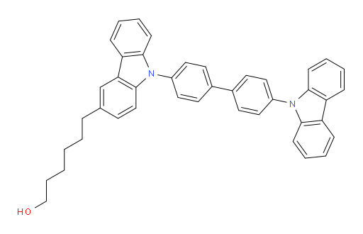 6-(9-(4'-(9H-carbazol-9-yl)-[1,1'-biphenyl]-4-yl)-9H-carbazol-3-yl)hexan-1-ol