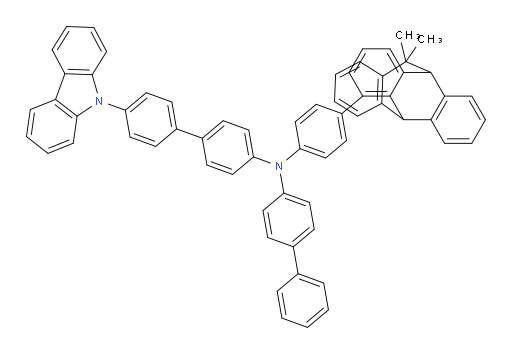 N-([1,1'-biphenyl]-4-yl)-4'-(9H-carbazol-9-yl)-N-(4-(11,11-dimethyl-10,11-dihydro-5H-5,10-[1,2]benzenodibenzo[a,d][7]annulen-6-yl)phenyl)-[1,1'-biphenyl]-4-amine