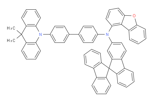 N-(9,9'-spirobi[fluoren]-7-yl)-N-(4'-(9,9-dimethylacridin-10(9H)-yl)-[1,1'-biphenyl]-4-yl)dibenzo[b,d]furan-1-amine