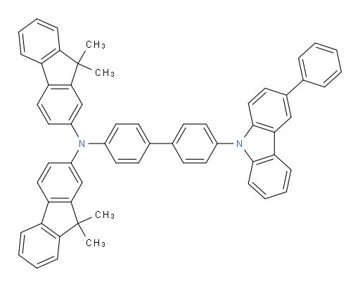 N-(9,9-dimethyl-9H-fluoren-2-yl)-9,9-dimethyl-N-(4'-(3-phenyl-9H-carbazol-9-yl)-[1,1'-biphenyl]-4-yl)-9H-fluoren-2-amine