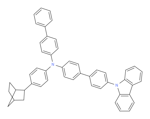 N-([1,1'-biphenyl]-4-yl)-N-(4-(bicyclo[2.2.1]heptan-2-yl)phenyl)-4'-(9H-carbazol-9-yl)-[1,1'-biphenyl]-4-amine
