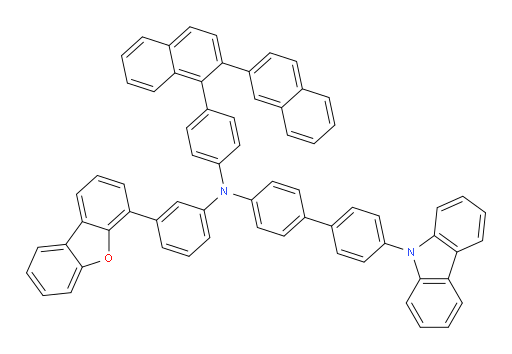 N-(4-([2,2'-binaphthalen]-1-yl)phenyl)-4'-(9H-carbazol-9-yl)-N-(3-(dibenzo[b,d]furan-4-yl)phenyl)-[1,1'-biphenyl]-4-amine