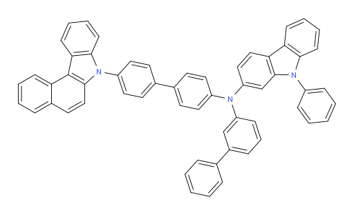 N-(4'-(7H-benzo[c]carbazol-7-yl)-[1,1'-biphenyl]-4-yl)-N-([1,1'-biphenyl]-3-yl)-9-phenyl-9H-carbazol-2-amine