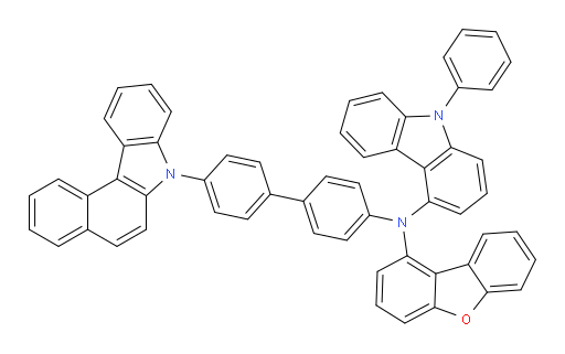 N-(4'-(7H-benzo[c]carbazol-7-yl)-[1,1'-biphenyl]-4-yl)-N-(dibenzo[b,d]furan-1-yl)-9-phenyl-9H-carbazol-4-amine