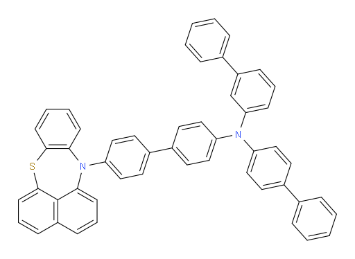 N-(4'-(12H-benzo[b]naphtho[1,8-ef][1,4]thiazepin-12-yl)-[1,1'-biphenyl]-4-yl)-N-([1,1'-biphenyl]-4-yl)-[1,1'-biphenyl]-3-amine