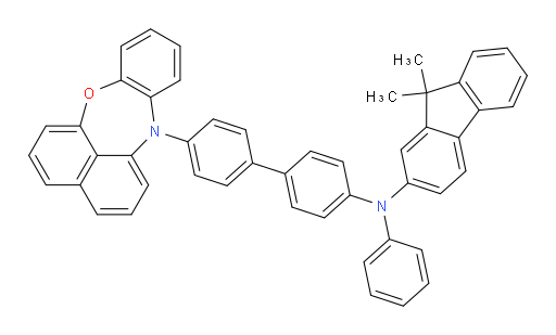 N-(4'-(12H-benzo[b]naphtho[1,8-ef][1,4]oxazepin-12-yl)-[1,1'-biphenyl]-4-yl)-9,9-dimethyl-N-phenyl-9H-fluoren-2-amine