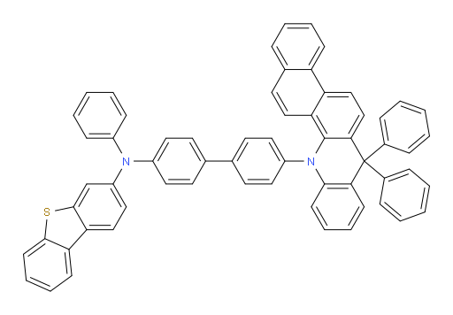 N-(4'-(7,7-diphenylnaphtho[1,2-c]acridin-12(7H)-yl)-[1,1'-biphenyl]-4-yl)-N-phenyldibenzo[b,d]thiophen-3-amine