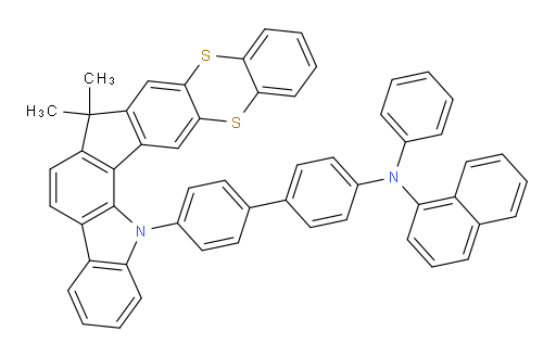 N-(4'-(7,7-dimethylbenzo[5',6'][1,4]dithiino[2',3':5,6]indeno[1,2-a]carbazol-16(7H)-yl)-[1,1'-biphenyl]-4-yl)-N-phenylnaphthalen-1-amine