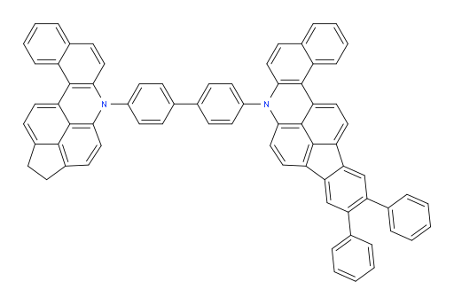 7-(4'-(1H-benzo[a]indeno[1,7,6-jkl]acridin-5(2H)-yl)-[1,1'-biphenyl]-4-yl)-11,12-diphenyl-7H-benzo[a]fluoreno[9,1,2-jkl]acridine