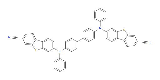 7,7'-([1,1'-biphenyl]-4,4'-diylbis(phenylazanediyl))bis(dibenzo[b,d]thiophene-3-carbonitrile)
