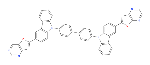 6-(9-(4'-(3-(furo[2,3-b]pyrazin-6-yl)-9H-carbazol-9-yl)-[1,1'-biphenyl]-4-yl)-9H-carbazol-3-yl)furo[3,2-d]pyrimidine