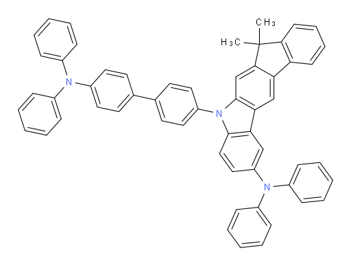 5-(4'-(diphenylamino)-[1,1'-biphenyl]-4-yl)-7,7-dimethyl-N,N-diphenyl-5,7-dihydroindeno[2,1-b]carbazol-2-amine