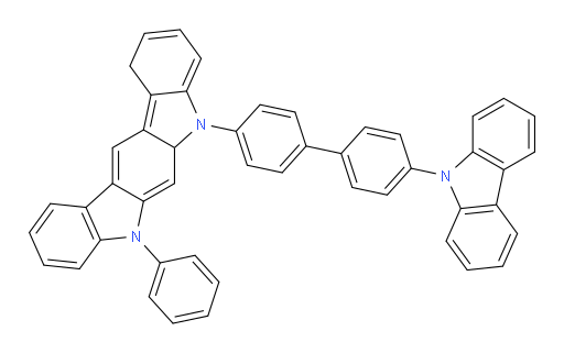 5-(4'-(9H-carbazol-9-yl)-[1,1'-biphenyl]-4-yl)-7-phenyl-1,5,5a,7-tetrahydroindolo[2,3-b]carbazole