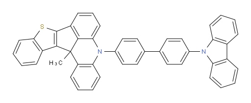 5-(4'-(9H-carbazol-9-yl)-[1,1'-biphenyl]-4-yl)-13c-methyl-5,13c-dihydrobenzo[4',5']thieno[3',2':4,5]cyclopenta[1,2,3-kl]acridine