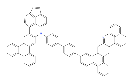 5-(4'-(10H-benzo[kl]phenanthro[9,10-b]acridin-10-yl)-[1,1'-biphenyl]-4-yl)-5H-indeno[6,7,1-mna]phenanthro[9,10-i]acridine