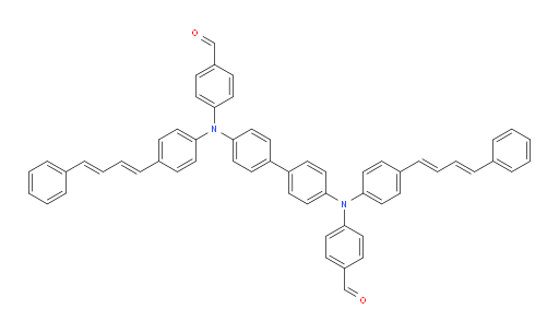 4,4'-([1,1'-biphenyl]-4,4'-diylbis((4-((1E,3E)-4-phenylbuta-1,3-dien-1-yl)phenyl)azanediyl))dibenzaldehyde