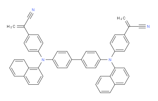 2,2'-(([1,1'-biphenyl]-4,4'-diylbis(naphthalen-1-ylazanediyl))bis(4,1-phenylene))diacrylonitrile