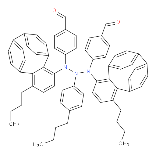 4,4'-(1,3-bis(4-butyl-5,8:9,12-diethenobenzo[10]annulen-1-yl)-2-(4-butylphenyl)triazane-1,3-diyl)dibenzaldehyde