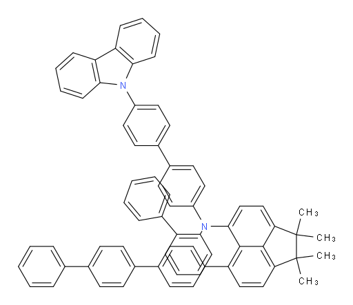 N-(4'-(9H-carbazol-9-yl)-[1,1'-biphenyl]-4-yl)-N-([1,1'-biphenyl]-2-yl)-6-([1,1':4',1''-terphenyl]-4-yl)-1,1,2,2-tetramethyl-1,2-dihydroacenaphthylen-5-amine