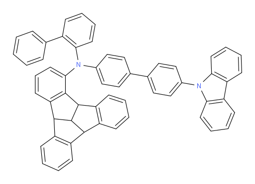 N-(4'-(9H-carbazol-9-yl)-[1,1'-biphenyl]-4-yl)-N-([1,1'-biphenyl]-2-yl)-4b,4b1,8b,12b-tetrahydrodibenzo[2,3:4,5]pentaleno[1,6-ab]inden-1-amine