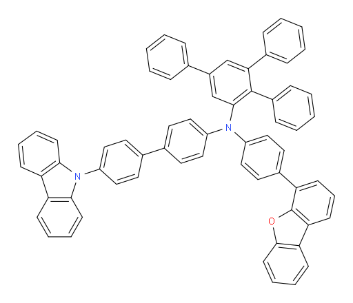 N-(4'-(9H-carbazol-9-yl)-[1,1'-biphenyl]-4-yl)-N-(4-(dibenzo[b,d]furan-4-yl)phenyl)-5'-phenyl-[1,1':2',1''-terphenyl]-3'-amine