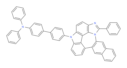 N,N-diphenyl-4'-(5-phenyl-1H-1,4,5a-triazanaphtho[2',3':4,5]azuleno[1,8,7,6-cdef]fluoren-1-yl)-[1,1'-biphenyl]-4-amine