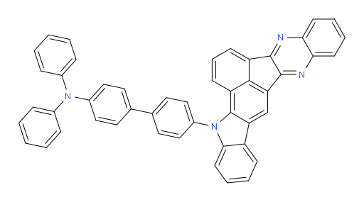N,N-diphenyl-4'-(4H-quinoxalino[2',3':2,3]indeno[7,1-ab]carbazol-4-yl)-[1,1'-biphenyl]-4-amine