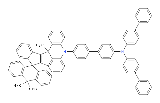 N,N-di([1,1'-biphenyl]-4-yl)-4'-(10,10,13c'-trimethyl-10H-spiro[anthracene-9,9'-benzo[4,5]pentaleno[1,2,3-kl]acridine]-5'(13c'H)-yl)-[1,1'-biphenyl]-4-amine