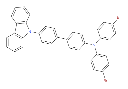 N,N-bis(4-bromophenyl)-4'-(9H-carbazol-9-yl)-[1,1'-biphenyl]-4-amine