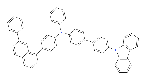 4'-(9H-carbazol-9-yl)-N-phenyl-N-(4-(7-phenylnaphthalen-1-yl)phenyl)-[1,1'-biphenyl]-4-amine