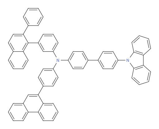 4'-(9H-carbazol-9-yl)-N-(4-(phenanthren-9-yl)phenyl)-N-(3-(2-phenylnaphthalen-1-yl)phenyl)-[1,1'-biphenyl]-4-amine