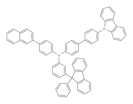 4'-(9H-carbazol-9-yl)-N-(4-(naphthalen-2-yl)phenyl)-N-(3-(9-phenyl-9H-fluoren-9-yl)phenyl)-[1,1'-biphenyl]-4-amine