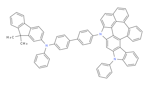 9,9-dimethyl-N-phenyl-N-(4'-(8-phenyl-6,8-diazabenzo[6,7]naphtho[2',1',8':3,4,5]azuleno[1,8-bc]fluoren-6(8H)-yl)-[1,1'-biphenyl]-4-yl)-9H-fluoren-2-amine