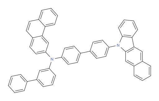 N-(4'-(5H-benzo[b]carbazol-5-yl)-[1,1'-biphenyl]-4-yl)-N-([1,1'-biphenyl]-3-yl)phenanthren-3-amine