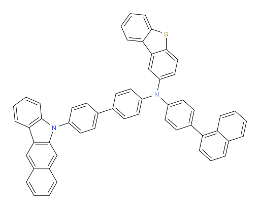 N-(4'-(5H-benzo[b]carbazol-5-yl)-[1,1'-biphenyl]-4-yl)-N-(4-(naphthalen-1-yl)phenyl)dibenzo[b,d]thiophen-2-amine
