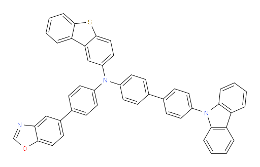 N-(4'-(9H-carbazol-9-yl)-[1,1'-biphenyl]-4-yl)-N-(4-(benzo[d]oxazol-5-yl)phenyl)dibenzo[b,d]thiophen-2-amine