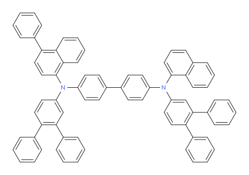 N4,N4'-di([1,1':2',1''-terphenyl]-4'-yl)-N4-(naphthalen-1-yl)-N4'-(4-phenylnaphthalen-1-yl)-[1,1'-biphenyl]-4,4'-diamine