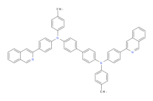 N4,N4'-bis(4-(isoquinolin-3-yl)phenyl)-N4,N4'-di-p-tolyl-[1,1'-biphenyl]-4,4'-diamine