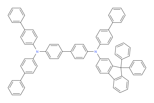 N4,N4,N4'-tri([1,1'-biphenyl]-4-yl)-N4'-(9,9-diphenyl-9H-fluoren-2-yl)-[1,1'-biphenyl]-4,4'-diamine